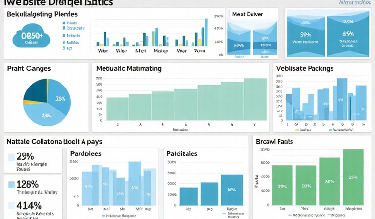 Grafico che mostra l'analisi del traffico web